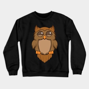 Sleeping Owl  - Cute Owls Crewneck Sweatshirt